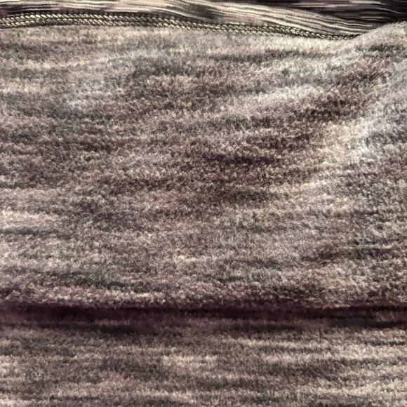 Spyder Active Womens Sz L Long Sleeve Grey & Black Cowl Neck Shirt Fleece lined - Picture 7 of 13